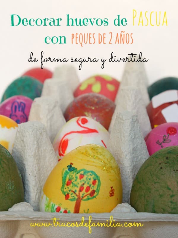 Decorar huevos de Pascua con niños pequeños